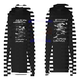 Bombardino Crocodilo Bootleg Brainrot イタリアン ブレイン ミーム 長袖Tシャツ - Kawaiitshirt