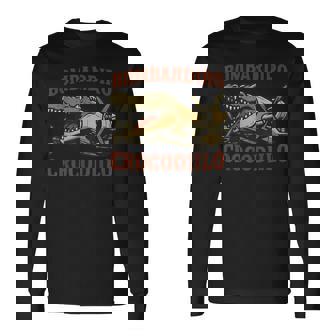 Bombardiro Crocodilo イタリアンブレインロットミーム 長袖Tシャツ - Kawaiitshirt