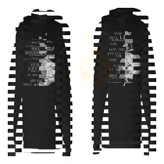 Bonkers Quote Time 不思議の国のアリス 長袖Tシャツ - Kawaiitshirt