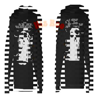 Her Boo & His Boo Matching Halloween Pajama Couples Long Sleeve T-Shirt - Monsterry