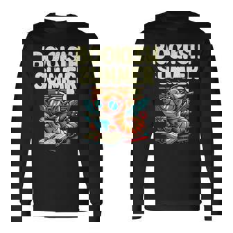 Bookishummer 本 読書本 本の虫 愛書家 長袖Tシャツ - Kawaiitshirt