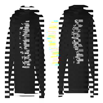 Books Are My Anatomy 背骨ブックワーム 読書 長袖Tシャツ - Kawaiitshirt