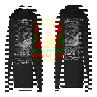 Boots On The Ground Junenth Cowgirl Where Them Fans At Long Sleeve T-Shirt - Thegiftio