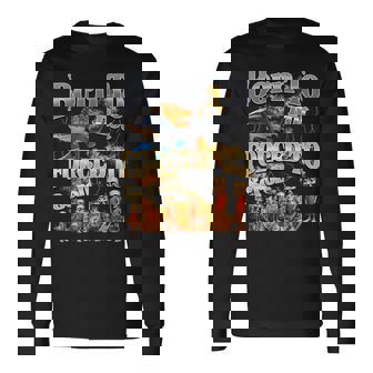 Born To Rot 強制スクロールされた面白いイタリアンブレインロットミーム 長袖Tシャツ - Kawaiitshirt