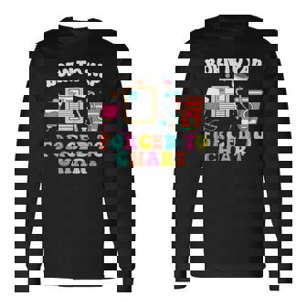 Born To Yap 強制的にチャートナース卒業 長袖Tシャツ - Kawaiitshirt