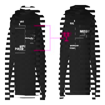 Breast Cancer Me Winner ブラケット インスピレーショナル啓発ギフト 長袖Tシャツ - Kawaiitshirt