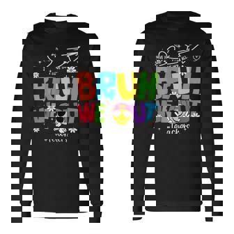 Bruh We Out Teachers End Of School Year Hello Summer Long Sleeve T-Shirt - Thegiftio