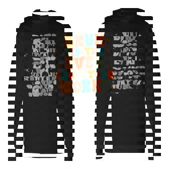 Bruh おもしろい数学の先生、自分の作品も見せてくれたの？ 長袖Tシャツ - Kawaiitshirt