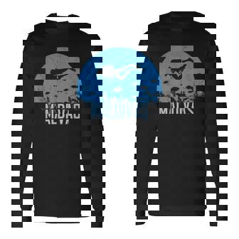 Buceo En Maldivas Increíbleidailvestreubacuática Camiseta de manga larga - Regaloses