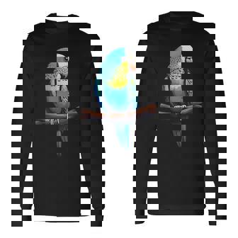 Budgies ペット オウム インコ 鳥 ウェリデザイン 長袖Tシャツ - Kawaiitshirt