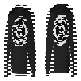 Bullseye ファニーブリティッシュラウンドダーツボード ブルズアイ 長袖Tシャツ - Kawaiitshirt