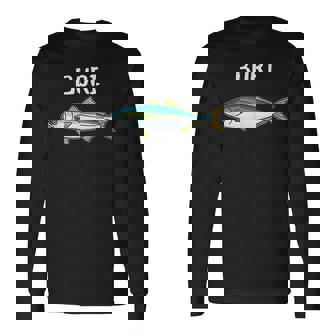 Buri ブリ 鰤 願掛け 釣り好き 海釣り 趣味 おもしろ 魚好き 寿司ネタ 趣味釣り 船釣り 釣り 長袖Tシャツ - Kawaiitshirt