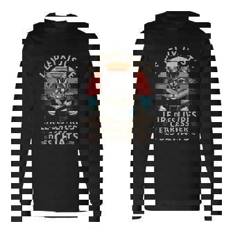 Cadeau De Chat Et De Lecture Pour Les Amateurs De Livres Et De Chats T-shirt à manches longues - Cadeauxyz