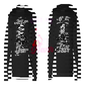 Calle Me Never アンチバレンタインデー 長袖Tシャツ - Kawaiitshirt