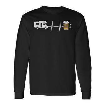 Camping Autocaravana Cerveza Camper Camiseta de manga larga - Regaloses