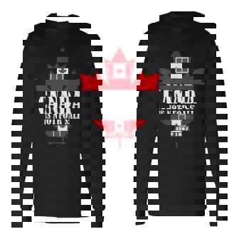 Canada Is Notale 1867 Dad Flag ゴルフビーバー 面白い帽子 長袖Tシャツ - Kawaiitshirt