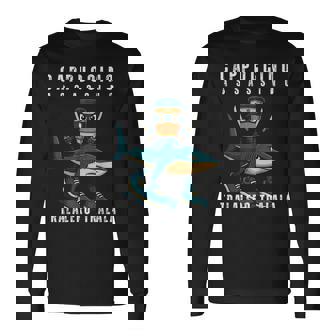Cappuccino Assassin Tralalero Tralala Italian Brainrot Meme Camiseta de manga larga - Regaloses