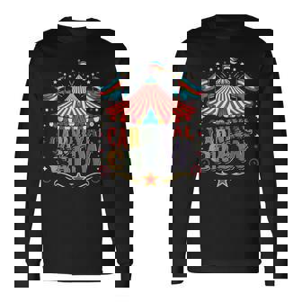 Carnival Crew Circus Staff Costume Circus Theme Party Long Sleeve T-Shirt - Thegiftio UK