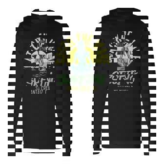 Catch Wave サンタクルーズ サーフィン カリフォルニアサーファー 長袖Tシャツ - Kawaiitshirt