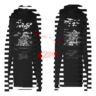 Cbr、オートバイ、オートバイ、ロードレース、バイカー、スポーツバイク、Pc40。 長袖Tシャツ - Kawaiitshirt