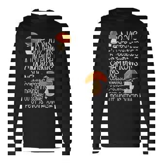 Cèpes Chasseur De Champignon Un Cueilleur De Champignons T-shirt à manches longues - Cadeauxyz