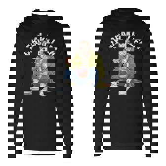 Cereal Killer Halloween Horror Movie Masked Man Long Sleeve T-Shirt | Seseable CA