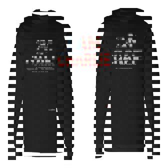 I Am Charlie A True American Hero Usa Flag Cutout Long Sleeve T-Shirt | Mazezy