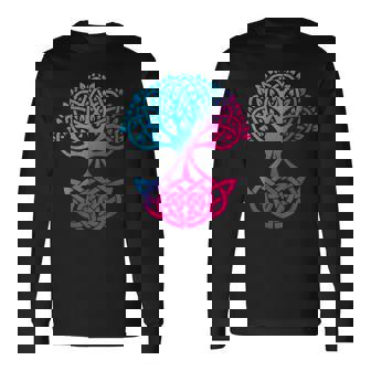 Chemise De L'arbre Deie Celtique Yogapirituel Ésotérique T-shirt à manches longues - Cadeauxyz