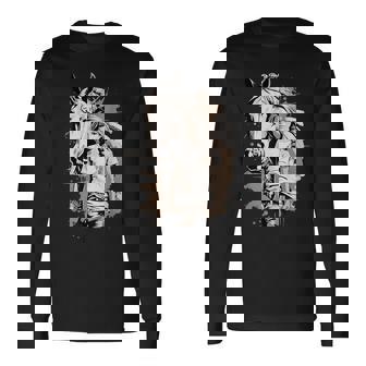 Chica Con Caballo Camiseta de manga larga - Regaloses