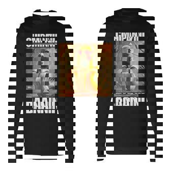 Chimpanzini Bananini Italian Brainrot Meme Long Sleeve T-Shirt | Mazezy