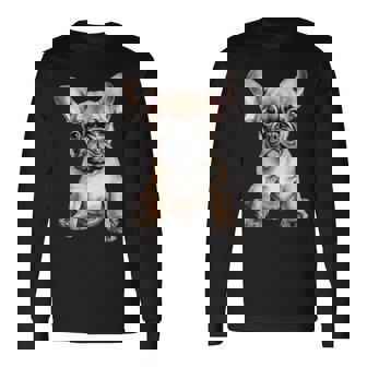 Chiot Bouledogue Français T-shirt à manches longues - Cadeauxyz