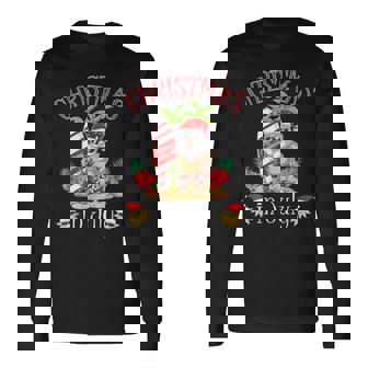 Christmas In July Santa Summer Beach Vacation Long Sleeve T-Shirt | Mazezy