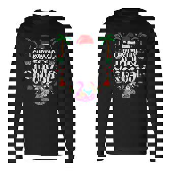 Christmas In July Squad Summer Vacation Long Sleeve T-Shirt | Mazezy
