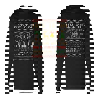 This Is My Christmas In July Summer Hawaiian Christmas Santa Long Sleeve T-Shirt - Monsterry