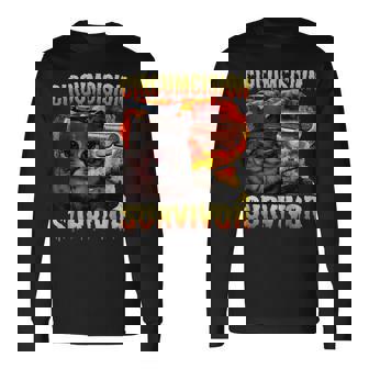 Circumcision Survivor Oddly Specific Cat Meme Cats Long Sleeve T-Shirt - Monsterry
