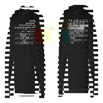 Classic 1977 Retro Birthday Idea 1977 Cassette Tapeintage 長袖Tシャツ - Kawaiitshirt