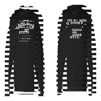 College Park Maryland Est 1895 Camiseta de manga larga - Regaloses