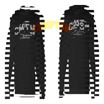 Compton Compton Pride California 310 Compton City Ca 長袖Tシャツ - Kawaiitshirt