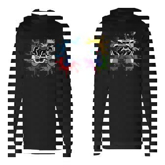 Control All Theideo Game Controller ゲーマー ボーイズ メンズ 長袖Tシャツ - Kawaiitshirt