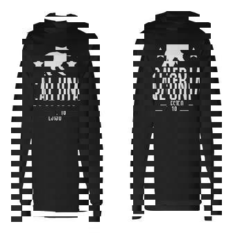 Cool California Republic カリフォルニアギフト カリフラッグ 長袖Tシャツ - Kawaiitshirt