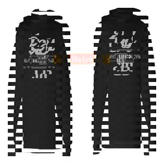 Cool Uncles Club Best Uncle Ever Pocket Fathers Day Long Sleeve T-Shirt - Thegiftio