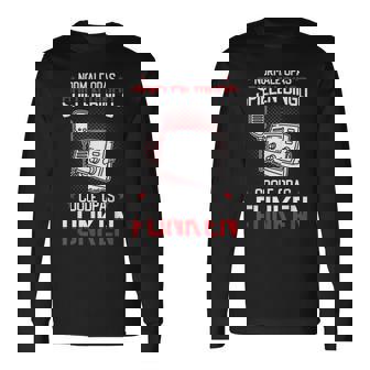 メンズ Coole Opas Funken アマチュア無線機 アマチュア無線機 長袖Tシャツ - Kawaiitshirt