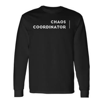 Coordinador De Caos Camiseta de manga larga - Regaloses