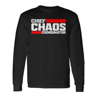 Coordinador Jefe De Caos Camiseta de manga larga - Regaloses