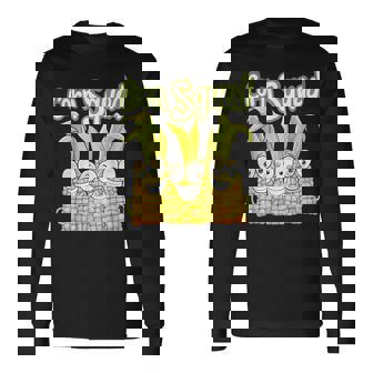 Corn Squad Sweetcorn Vegetable Corn Long Sleeve T-Shirt - Thegiftio UK