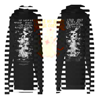 Costume D'infirmière Effrayant Fantômeeringue T-shirt à manches longues - Cadeauxyz