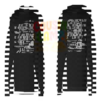 Cousin Camp Crew 2025 Making Memories Family Vacation Long Sleeve T-Shirt - Thegiftio