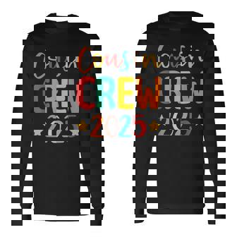 Cousin Crew 2025 For Family Summer Vacation And Reunion Long Sleeve T-Shirt - Thegiftio UK