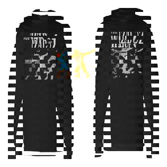 Cowardly Lion かかし ブリキの男 オズの魔法使い 長袖Tシャツ - Kawaiitshirt