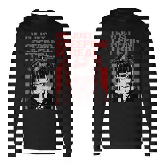 Creeping It Real ゴシック アニメ ソフト グランジ エモ オタク 長袖Tシャツ - Kawaiitshirt